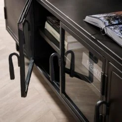 Evan Tv-meubel - Metaal - Grijs -VIDAL Salle De Bain Winkel 1000076631 0103