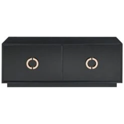 Beliani Sideboard OXNARD - Zwart Mdf -VIDAL Salle De Bain Winkel 1000079634 0103