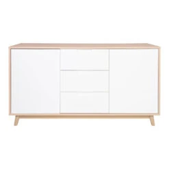 Giga Meubel Dressoir Wit - 6 Vakken - MDF - Kast Copenhagen -VIDAL Salle De Bain Winkel 1000080876 0102
