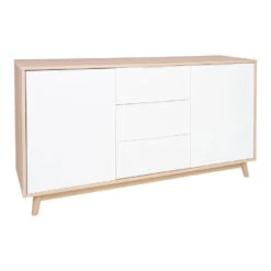 Giga Meubel Dressoir Wit - 6 Vakken - MDF - Kast Copenhagen