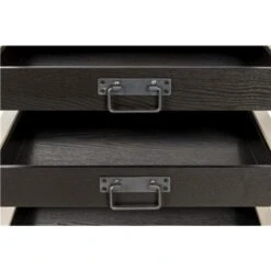 Giga Meubel Wandkast Grijs - 5 Laden - Metaal - Kast Botan -VIDAL Salle De Bain Winkel 1000080884 0103