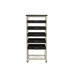 Giga Meubel Wandkast Grijs - 5 Laden - Metaal - Kast Botan