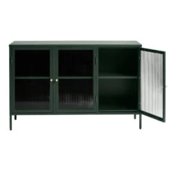 Giga Meubel Dressoir Groen - 40x132x85cm - Metaal - Dressoir Bronco -VIDAL Salle De Bain Winkel 1000081218 0102