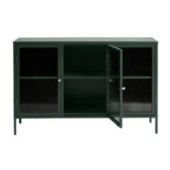 Giga Meubel Dressoir Groen - 40x132x85cm - Metaal - Dressoir Bronco -VIDAL Salle De Bain Winkel 1000081218 0103