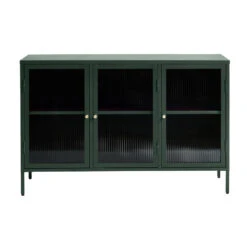 Giga Meubel Dressoir Groen - 40x132x85cm - Metaal - Dressoir Bronco