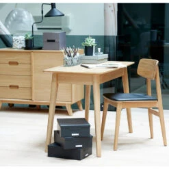 Giga Meubel Dressoir Naturel - 45x160x80,1cm - Eikenhout - Dressoir Rho -VIDAL Salle De Bain Winkel 1000081224 0102