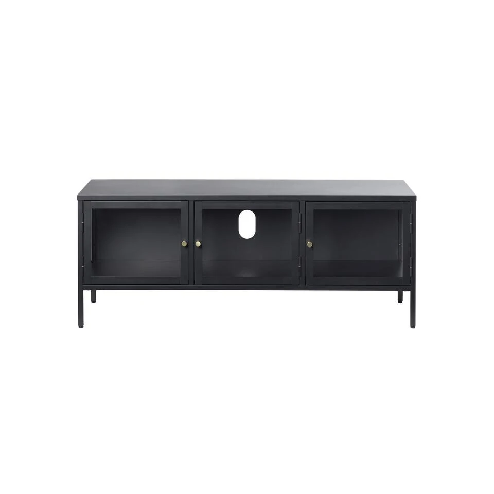 Giga Meubel Tv Meubel Zwart - 40x132x52cm - Metaal - Meubel Carmel 1 Giga Meubel Tv Meubel Zwart - 40x132x52cm - Metaal - Meubel Carmel
