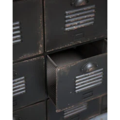 Rootsmann Dressoir Zwart - Ladekast Metaal - Metaal -VIDAL Salle De Bain Winkel 1000081585 0102