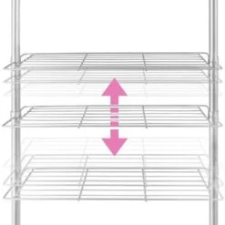 Tectake - Badkamerrek Telescopisch Rek -VIDAL Salle De Bain Winkel 1000084329 0103