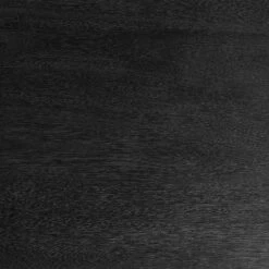 Liam Dressoir 130cm Zwart - Industriële Mango Houten Kast 130x80x40 Cm -VIDAL Salle De Bain Winkel 1000085687 0103