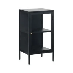 Giga Meubel Dressoir Zwart - 40x45,3x85cm - Metaal - Dressoir Carmel -VIDAL Salle De Bain Winkel 1000085738 0103