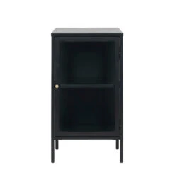 Giga Meubel Dressoir Zwart - 40x45,3x85cm - Metaal - Dressoir Carmel