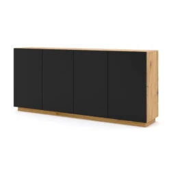 Dressoir Aura 89x198x41 Zwart