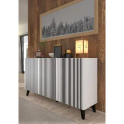 Dressoir Ravenna P Painted MDF 87x150x42 Wit -VIDAL Salle De Bain Winkel 1000088445 0102