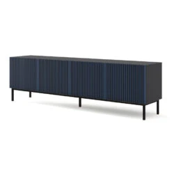 TV Meubel Ravenna F Painted MDF 58x200x42 Blauw
