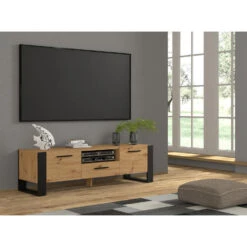TV Meubel Nuka 48x160x43 Beige -VIDAL Salle De Bain Winkel 1000088529 0102