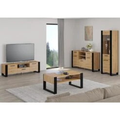 TV Meubel Nuka 48x160x43 Beige -VIDAL Salle De Bain Winkel 1000088529 0103