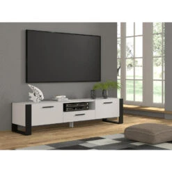TV Meubel Nuka 48x200x43 Wit -VIDAL Salle De Bain Winkel 1000088539 0102