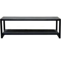 TV Meubel Montana Black 150cm - Mangohout - Zwart - Rechthoekig -VIDAL Salle De Bain Winkel 1000088673 0102