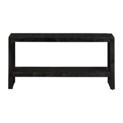 TV Meubel Montana Black 120cm - Mangohout - Zwart - Rechthoekig -VIDAL Salle De Bain Winkel 1000088674 0103