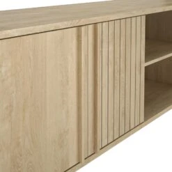 Diagone TV-meubel Faro - 180cm Breed- Licht Eikenkleur -VIDAL Salle De Bain Winkel 1000089242 0103