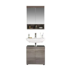 Hioshop Badkamer RunnerMoon Mdf - Grjis