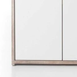 Emob Dressoir Flotar 4 Deuren 3 Lades - Wit/eik -VIDAL Salle De Bain Winkel 1000092227 0103