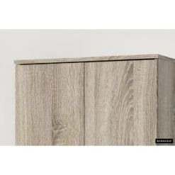 Rousseau Opbergkast Ray 60cm Met 2 Deuren En 4 Legplanken - Sonoma Eik -VIDAL Salle De Bain Winkel 1000092451 0102