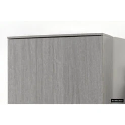 Rousseau Opbergkast Ray 80cm Met 2 Deuren En 4 Legplanken - Grijze Eik -VIDAL Salle De Bain Winkel 1000092459 0102