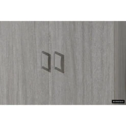 Rousseau Opbergkast Ray 80cm Met 2 Deuren En 4 Legplanken - Grijze Eik -VIDAL Salle De Bain Winkel 1000092459 0103