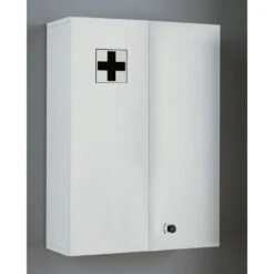 Hioshop Badkamerkast Medasa XL - Wit -VIDAL Salle De Bain Winkel 1000092893 0110