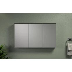 Hioshop Spiegelkast Synnax - Grijs. -VIDAL Salle De Bain Winkel 1000093964 0111