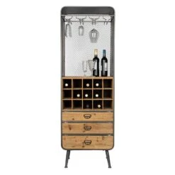 Dutchbone Vino Wijnkast - 38x56x200 Cm
