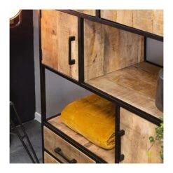 Furndea Morada Vakkenkast Industrieel - 45x90x200 Cm -VIDAL Salle De Bain Winkel 1000094142 0102