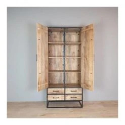 Furndea Morada Wandkast Industrieel - 45x90x200cm -VIDAL Salle De Bain Winkel 1000094149 0103