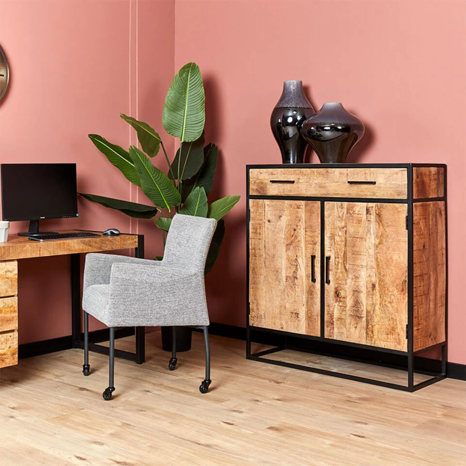 Furndea Wandkast Morada - 40x100x115 Cm 2 Furndea Wandkast Morada - 40x100x115 Cm - Afbeelding 2