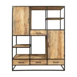 Furndea Morada Boekenkast Industrieel - 160x45x200 Cm