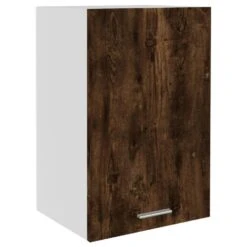 VidaXL Wandkast 39,5x31x60 Cm Bewerkt Hout Gerookt Eikenkleurig