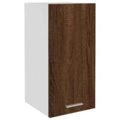 VidaXL Hangkast 29,5x31x60 Cm Bewerkt Hout Bruineikenkleurig