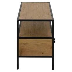 Sohome TV-meubel Joannie - Met 2 Lades - Eiken En Metaal - 90cm -VIDAL Salle De Bain Winkel 1000094505 0103