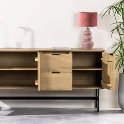 Kapur Dressoir 170cm - Hout - Bruin -VIDAL Salle De Bain Winkel 1000096007 0103