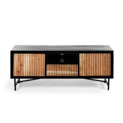 Haki Tv-meubel 140cm - Hout - Bruin