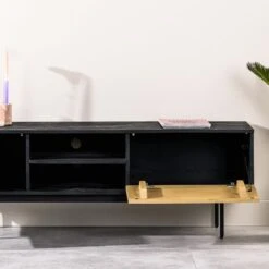 Kaplan Tv-meubel 140cm - Hout - Bruin -VIDAL Salle De Bain Winkel 1000096022 0103