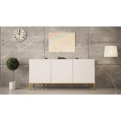 Dressoir Gala 76x160x37 Wit -VIDAL Salle De Bain Winkel 1000098196 0102