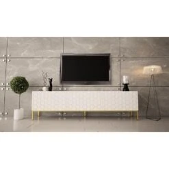 TV Meubel Hexa 52x190x37 Wit -VIDAL Salle De Bain Winkel 1000098208 0102