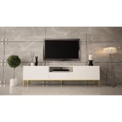 TV Meubel Gala 52x190x37 Wit -VIDAL Salle De Bain Winkel 1000098213 0102