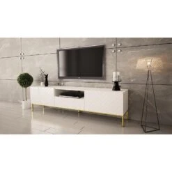 TV Meubel Gala 52x190x37 Wit -VIDAL Salle De Bain Winkel 1000098213 0103