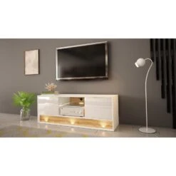 TV Meubel Vision 50x140x40 Wit -VIDAL Salle De Bain Winkel 1000098216 0103