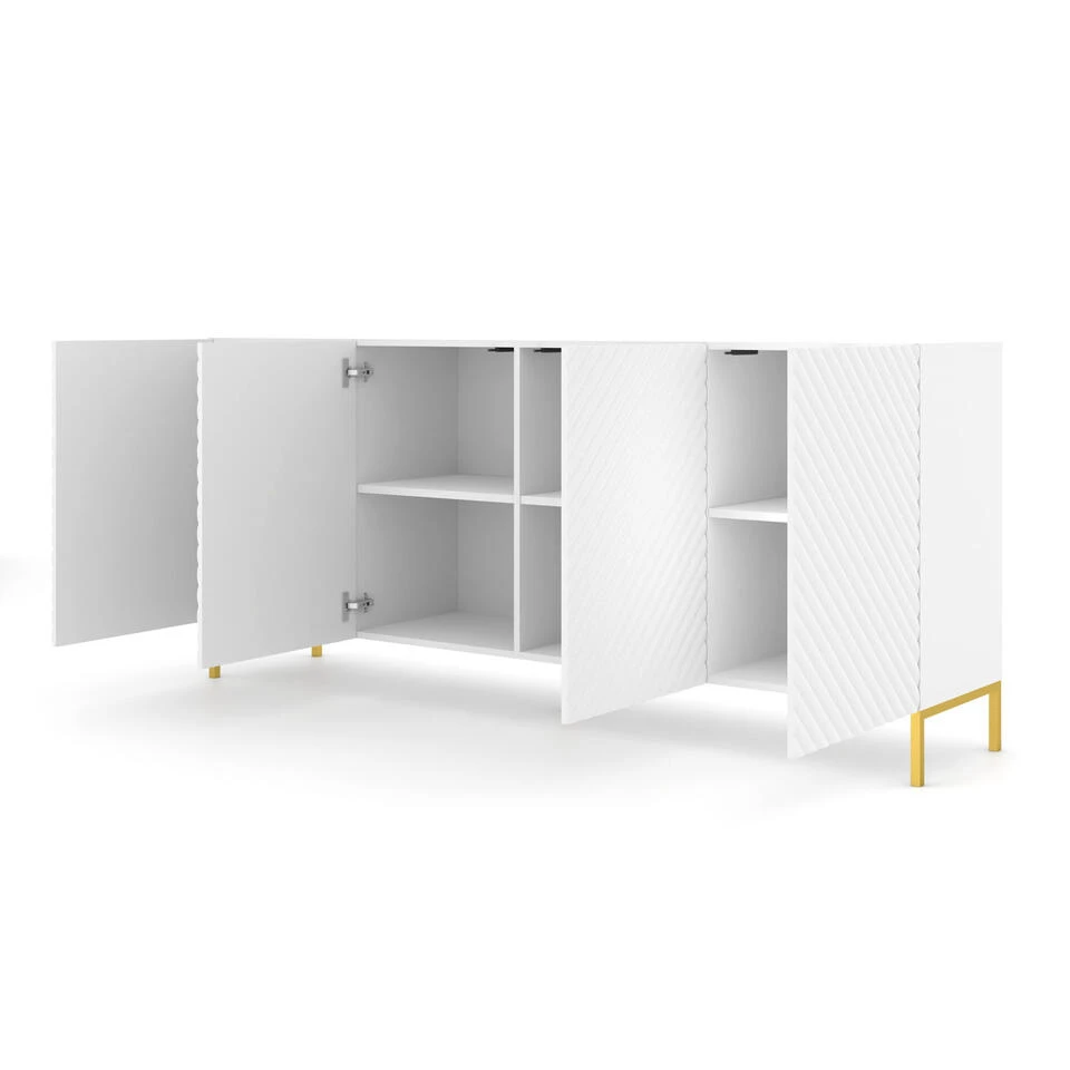 Dressoir SURF 87x200x42 Wit 3 Dressoir SURF 87x200x42 Wit - Afbeelding 3