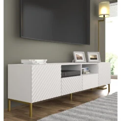 TV Meubel SURF 56x200x42 Wit -VIDAL Salle De Bain Winkel 1000098362 0102